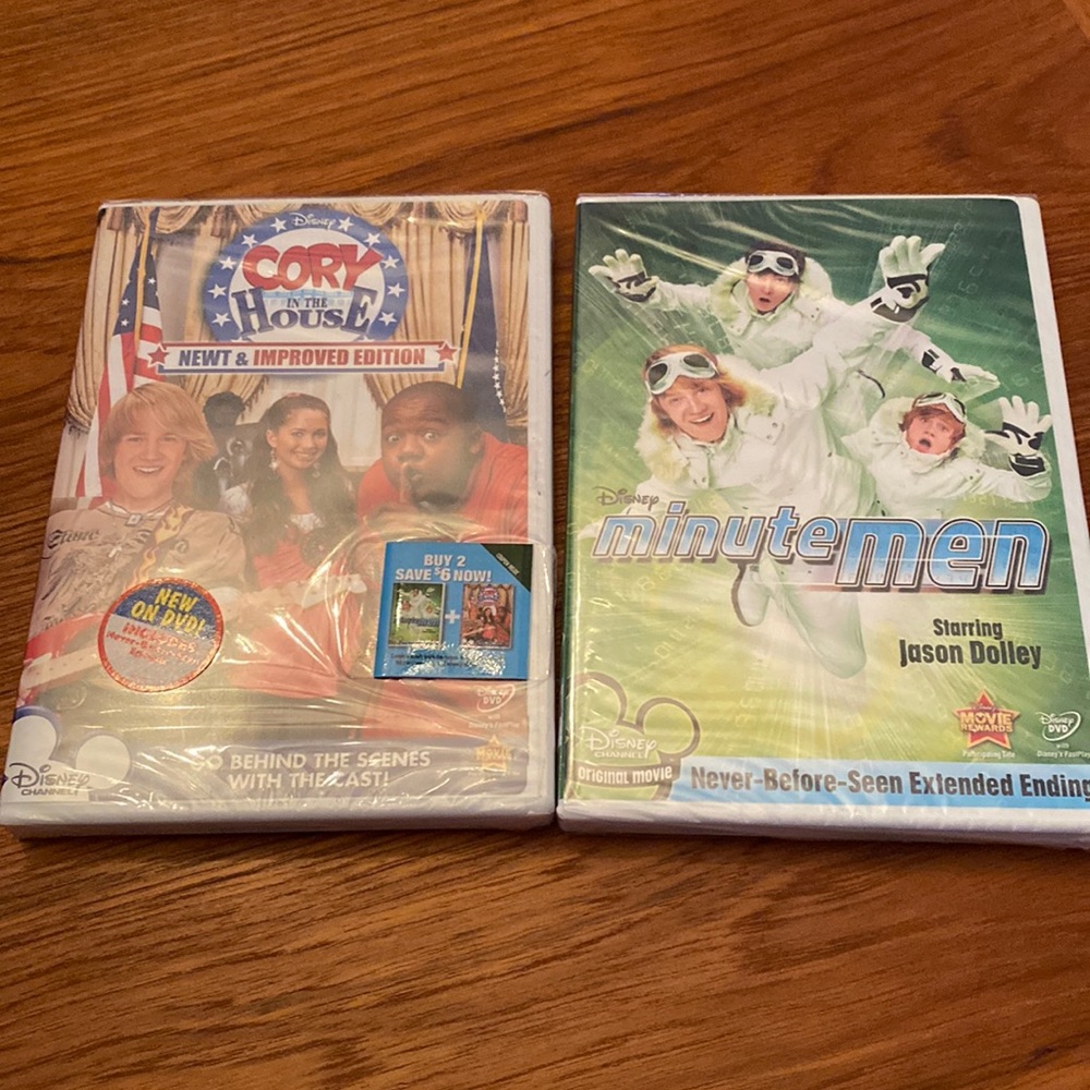 New Disney Minute Men and Cory in the House DVDs